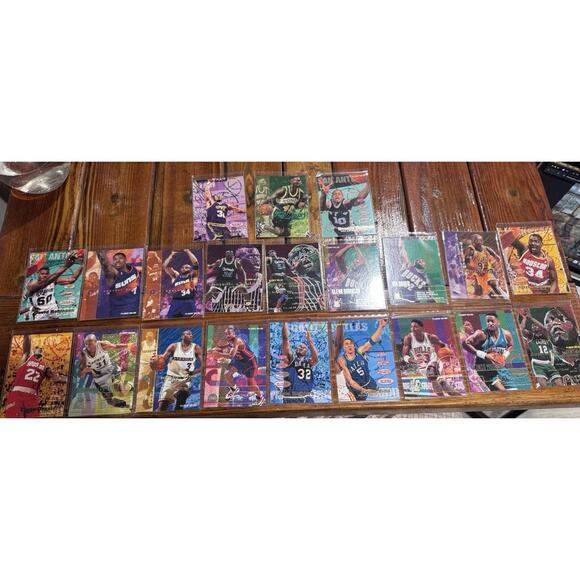 Other - 1995-96 Fleer Basketball Insert Lot (20 Cards) Shaq, Olajuwon, Pippen, Rodman